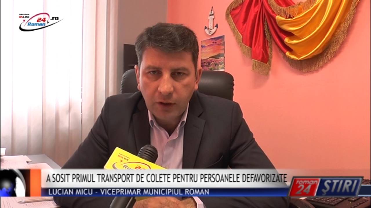 A SOSIT PRIMUL TRANSPORT DE COLETE PENTRU PERSOANELE DEFAVORIZATE