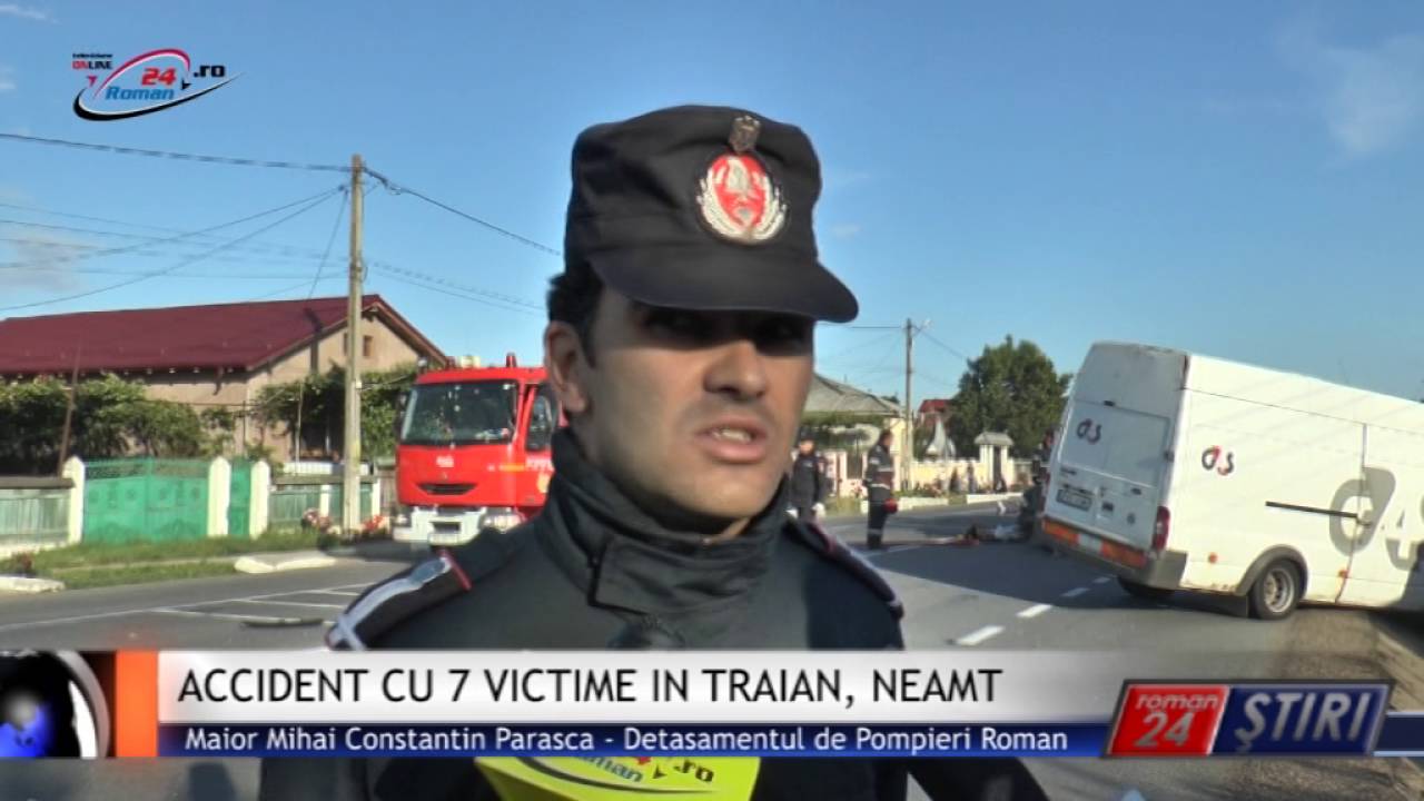 ACCIDENT CU 7 VICTIME IN TRAIAN, NEAMT