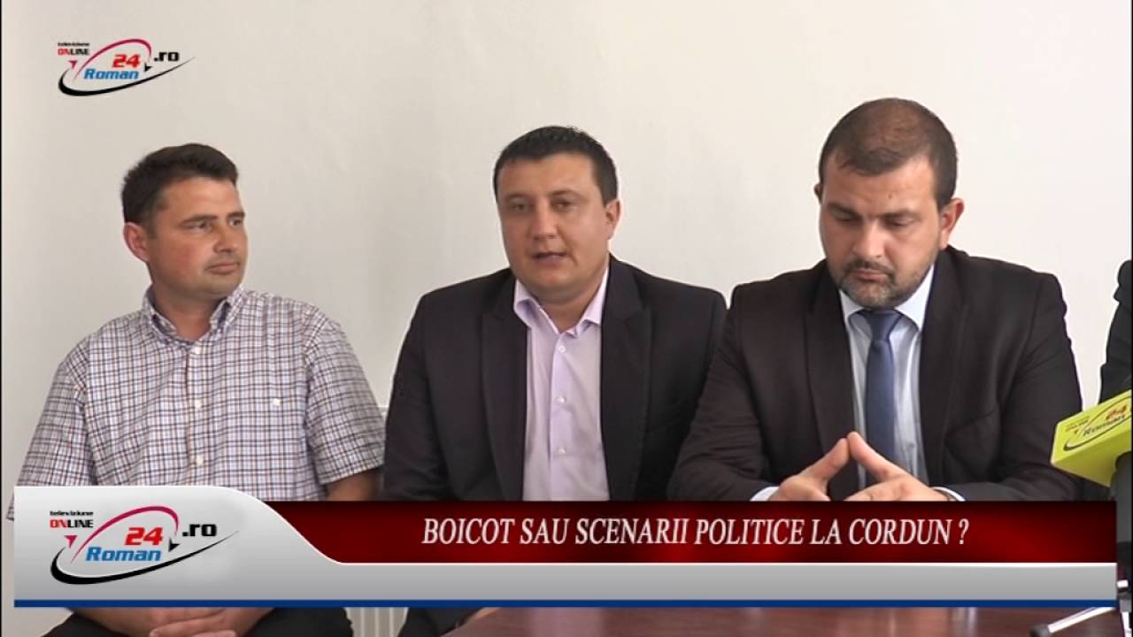 BOICOT SAU SCENARII POLITICE LA CORDUN