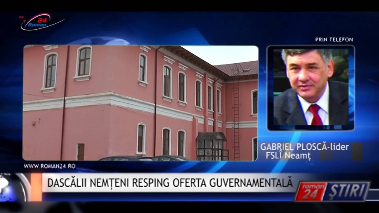 DASCĂLII NEMȚENI RESPING OFERTA GUVERNAMENTALĂ