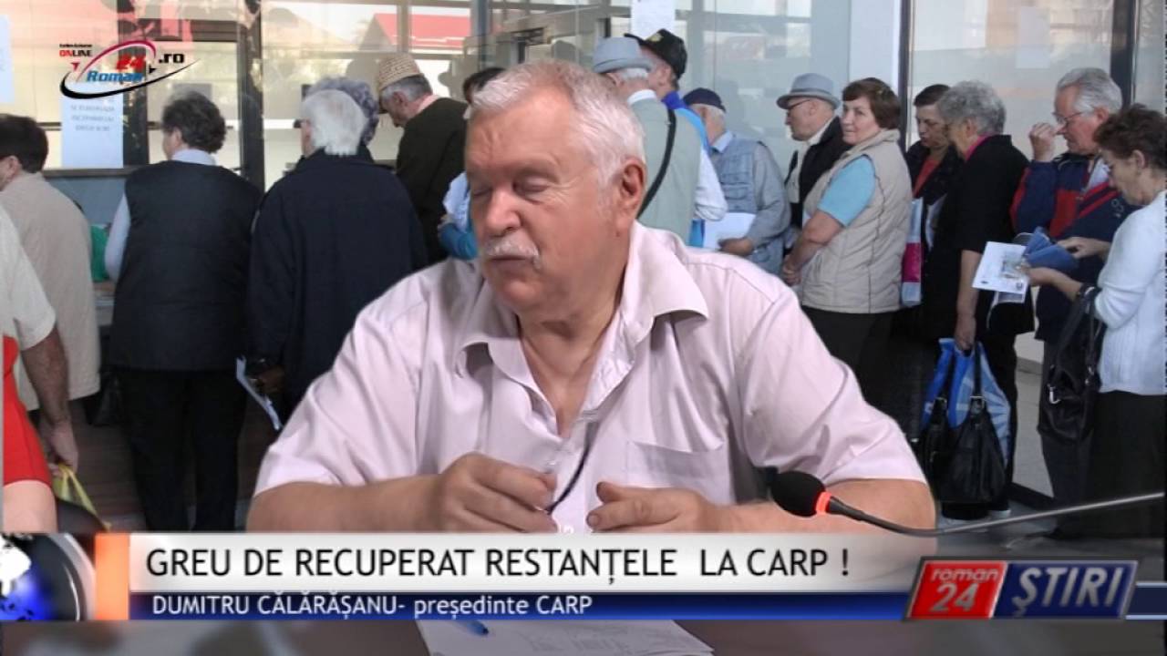 GREU DE RECUPERAT RESTANȚELE LA CARP !