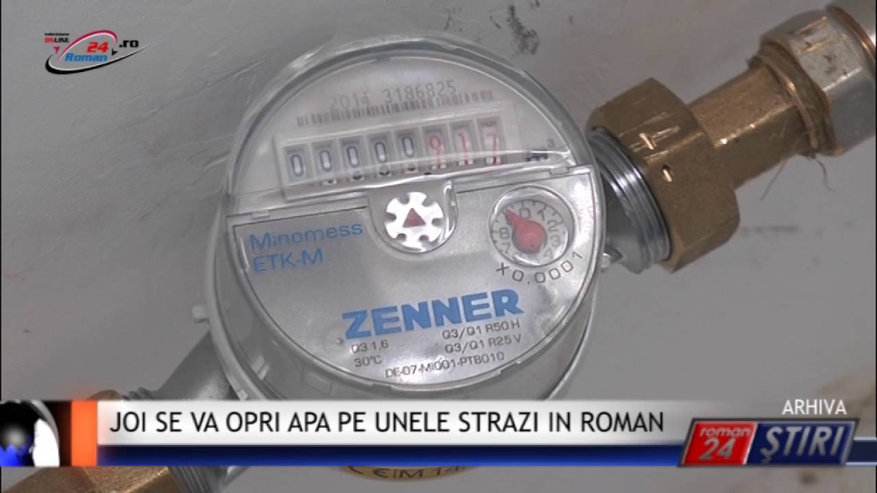 JOI SE VA OPRI APA PE UNELE STRAZI IN ROMAN