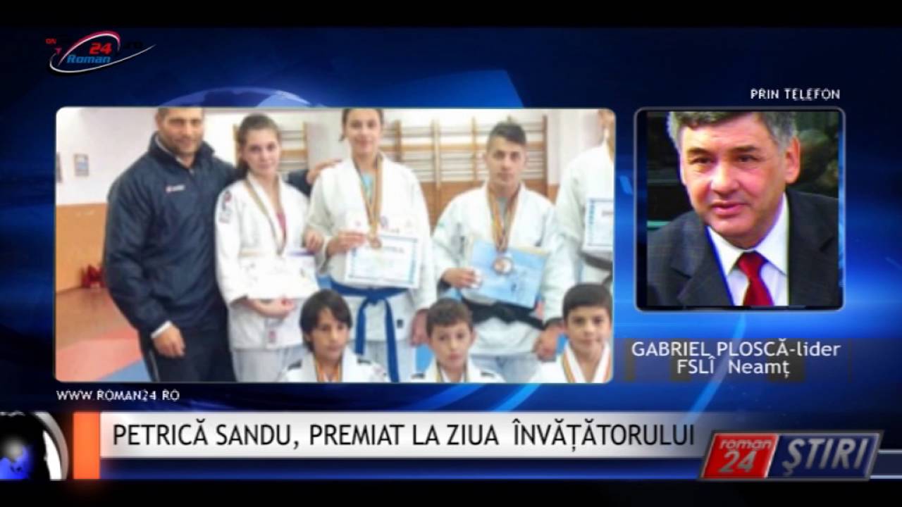 PETRICĂ SANDU, PREMIAT LA ZIUA ÎNVĂȚĂTORULUI