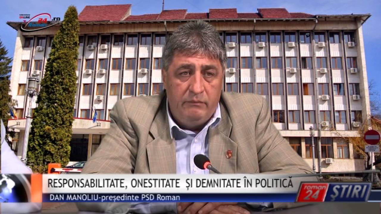 RESPONSABILITATE, ONESTITATE ȘI DEMNITATE ÎN POLITICĂ