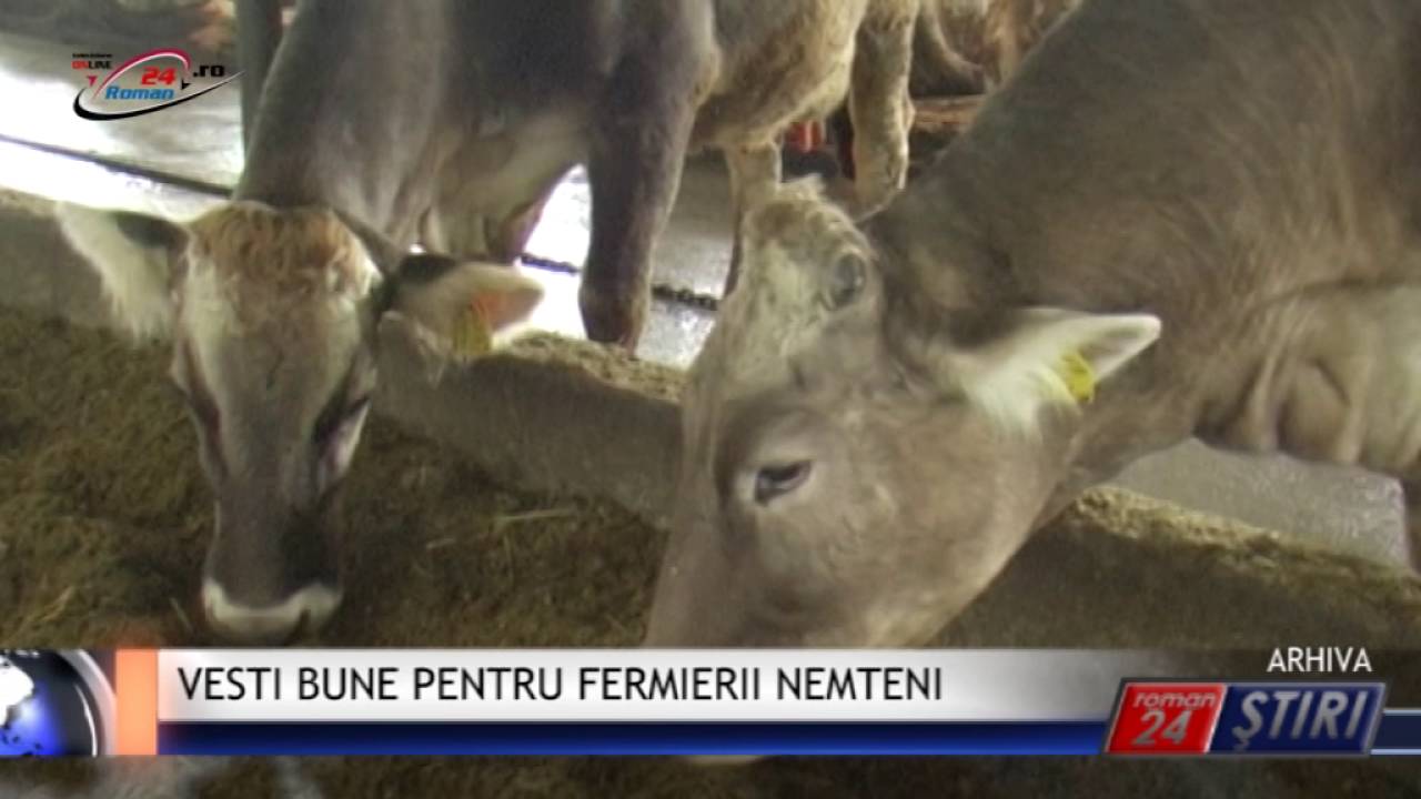 VESTI BUNE PENTRU FERMIERII NEMTENI