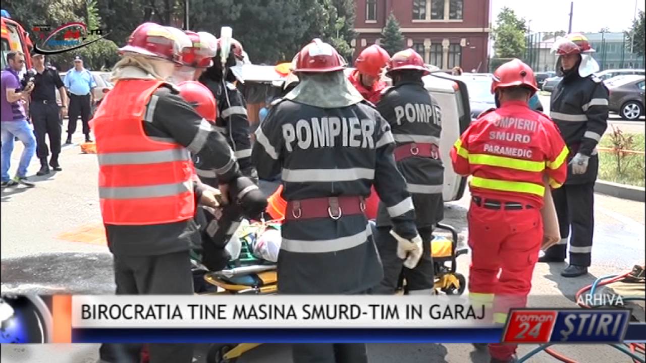 BIROCRATIA TINE MASINA SMURD-TIM IN GARAJ