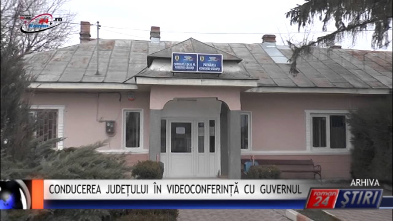 CONDUCEREA JUDEȚULUI ÎN VIDEOCONFERINȚĂ CU GUVERNUL