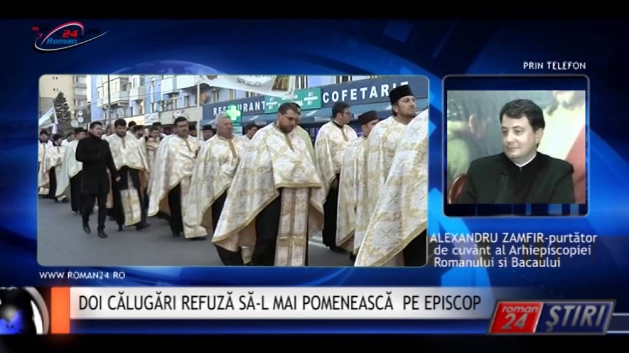 DOI CĂLUGĂRI REFUZĂ SĂ-L MAI POMENEASCĂ PE EPISCOP