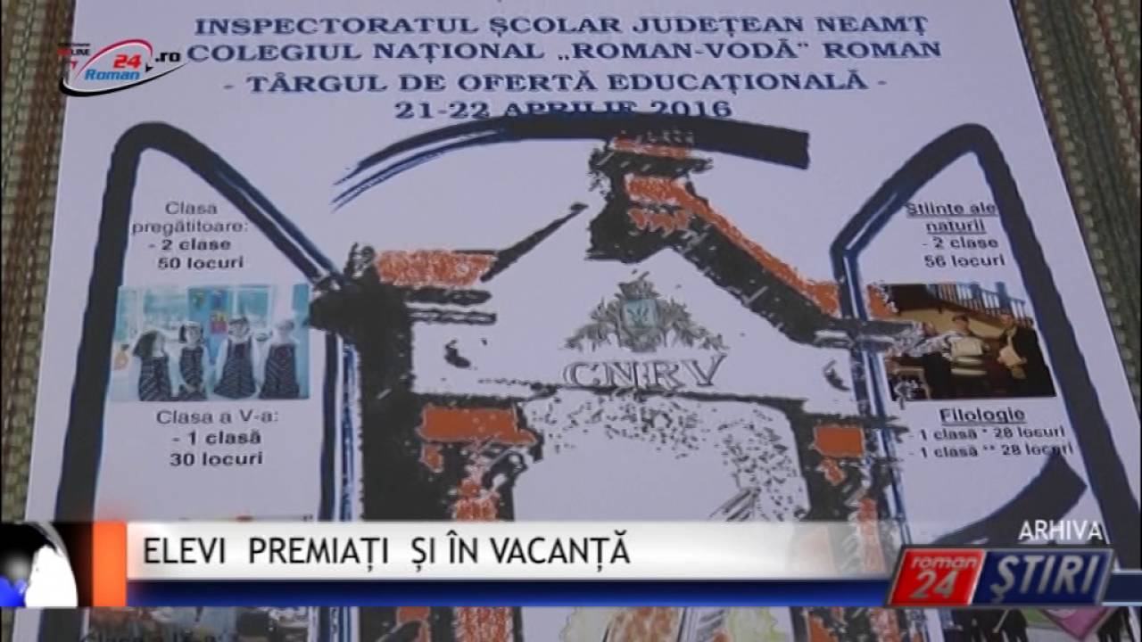 ELEVI PREMIAȚI ȘI ÎN VACANȚĂ