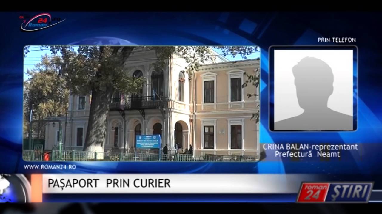 PAȘAPORT PRIN CURIER