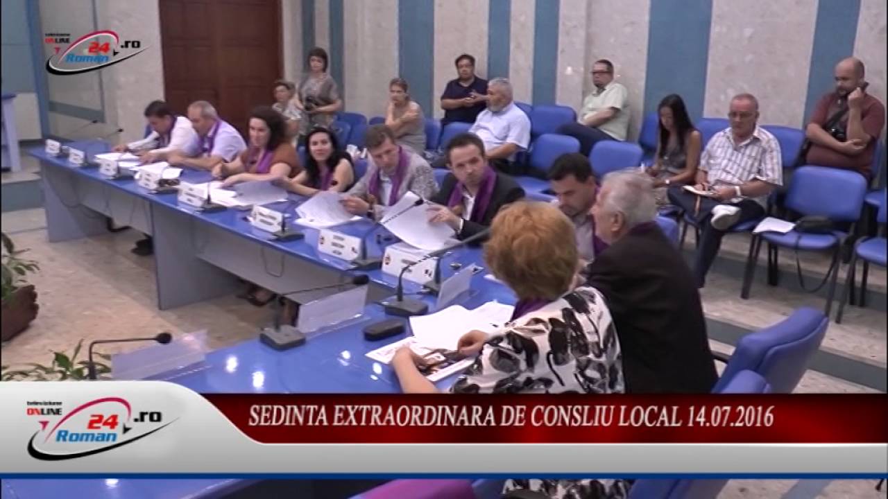 Sedinta extraordinara de Consliu Local 14.07.2016