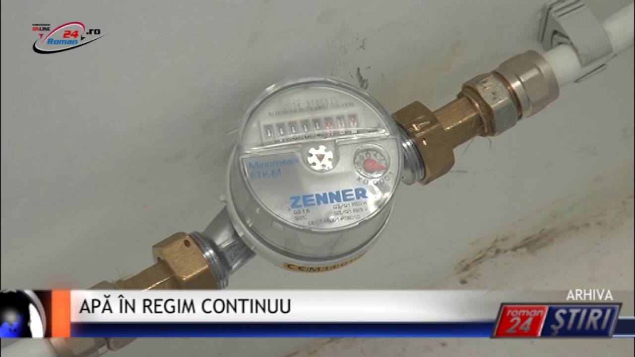 APĂ ÎN REGIM CONTINUU