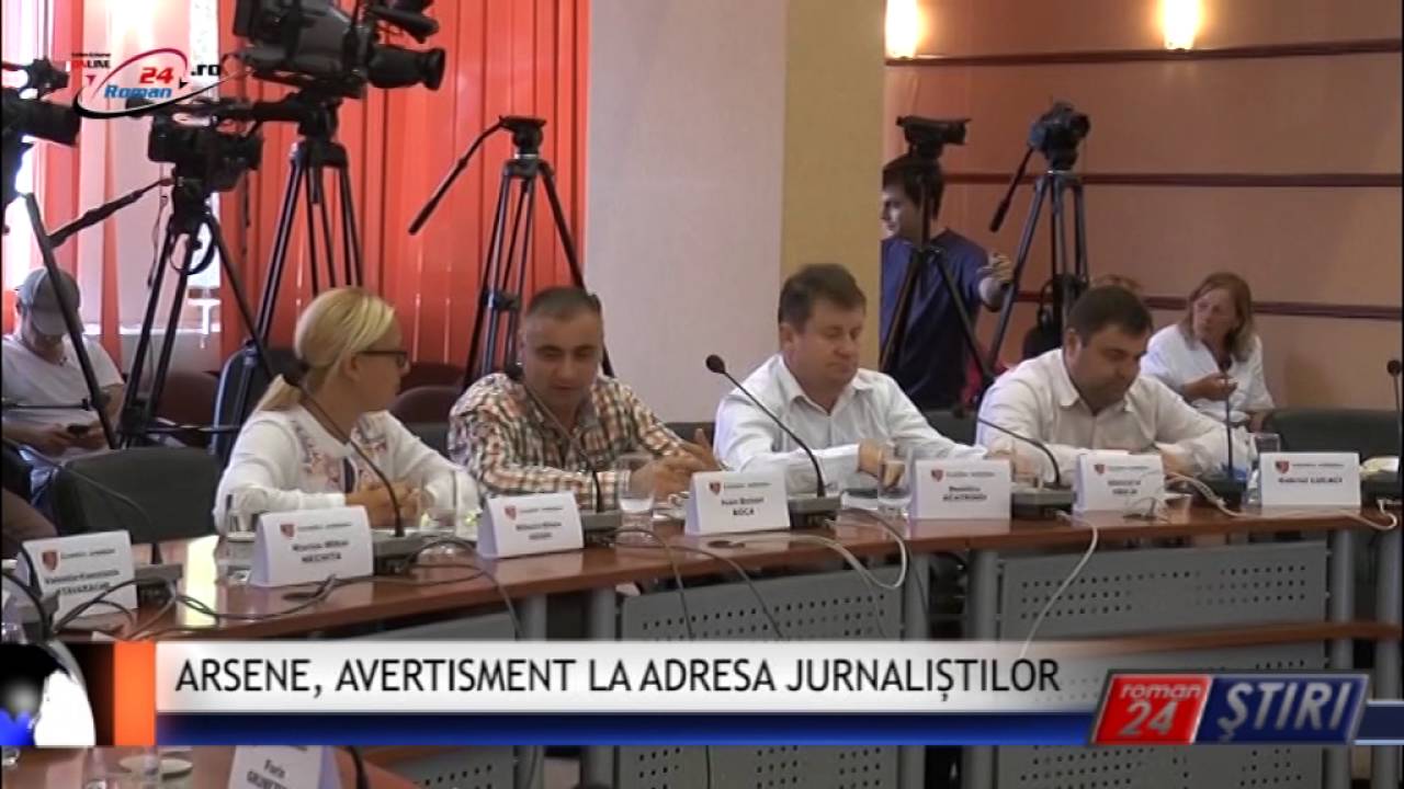 ARSENE, AVERTISMENT LA ADRESA JURNALIȘTILOR
