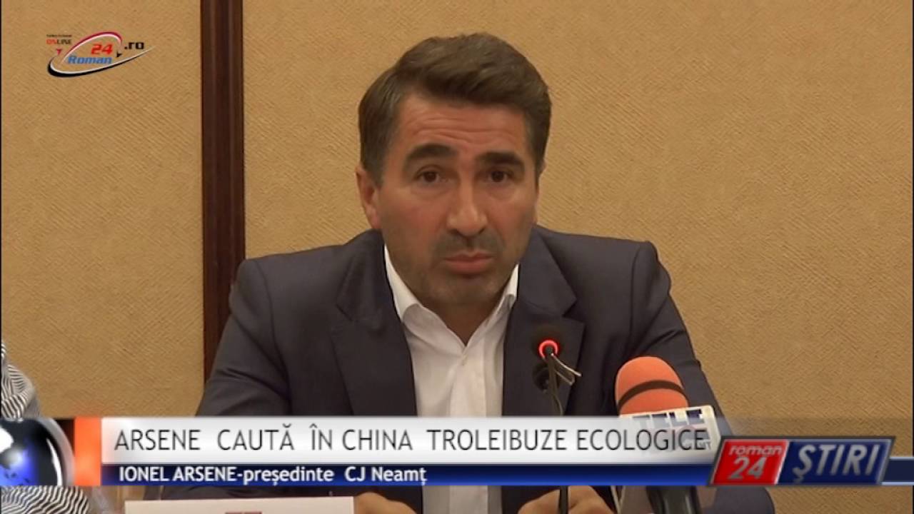 ARSENE CAUTĂ ÎN CHINA TROLEIBUZE ECOLOGICE