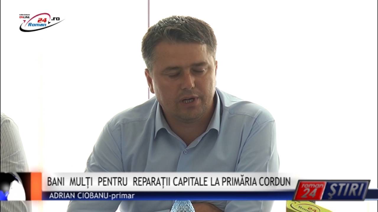 BANI MULȚI PENTRU REPARAȚII CAPITALE LA PRIMĂRIA CORDUN