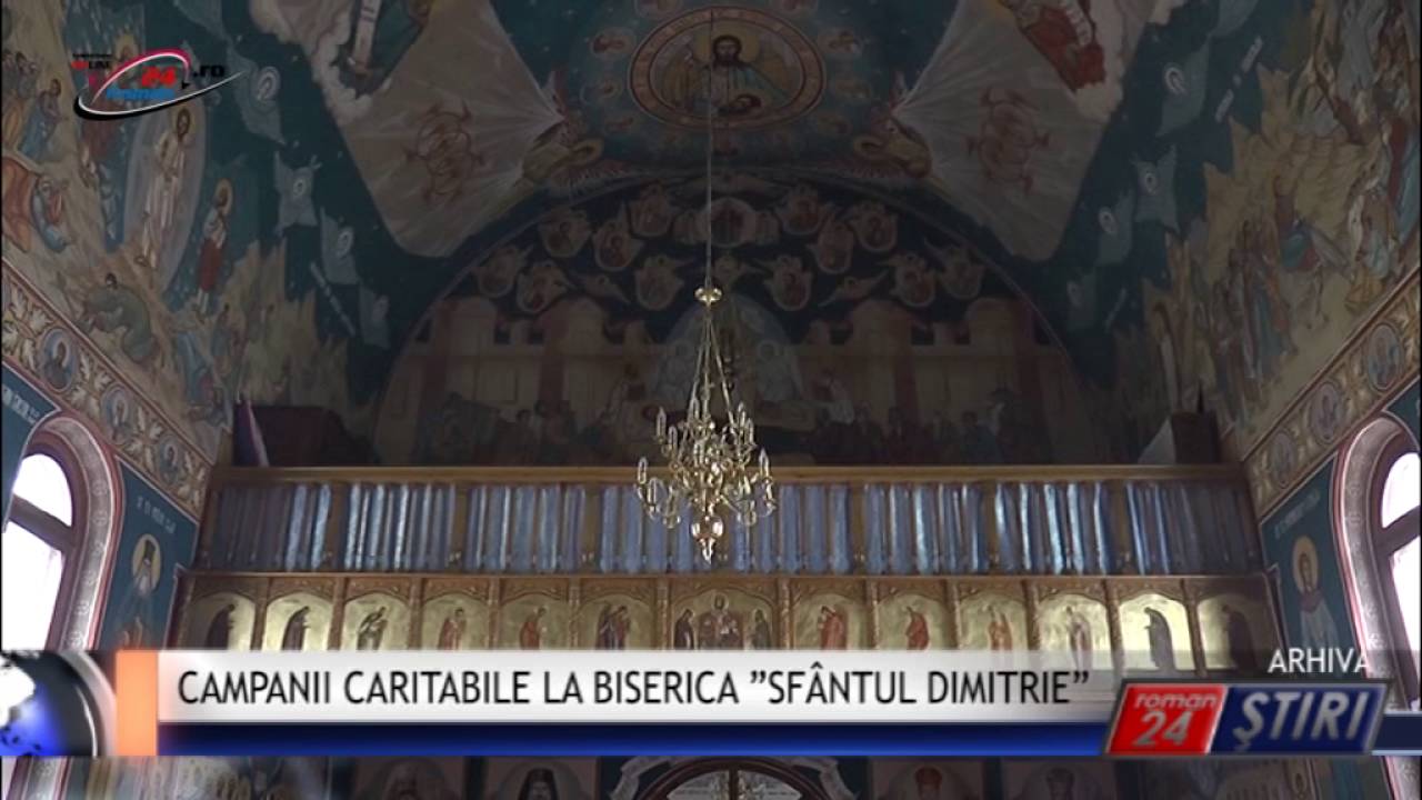 CAMPANII CARITABILE LA BISERICA ”SFÂNTUL DIMITRIE”