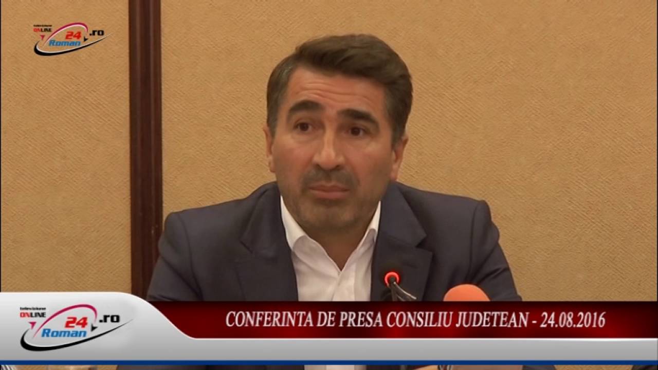 CONFERINTA DE PRESA CONSILIU JUDETEAN -24.08.2016