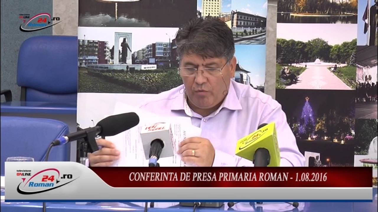 CONFERINTA DE PRESA PRIMARIA ROMAN – 1.08.2016