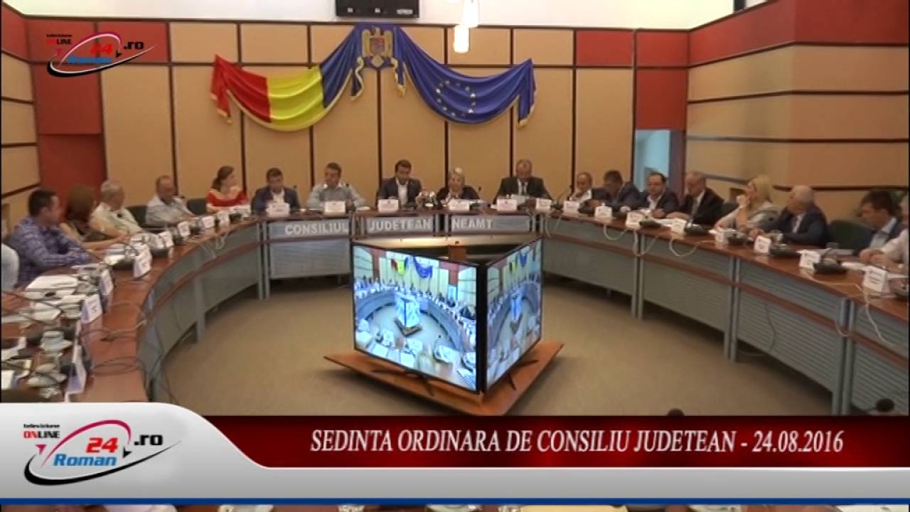 SEDINTA ORDINARA CONSILIU JUDETEAN -24.08.2016