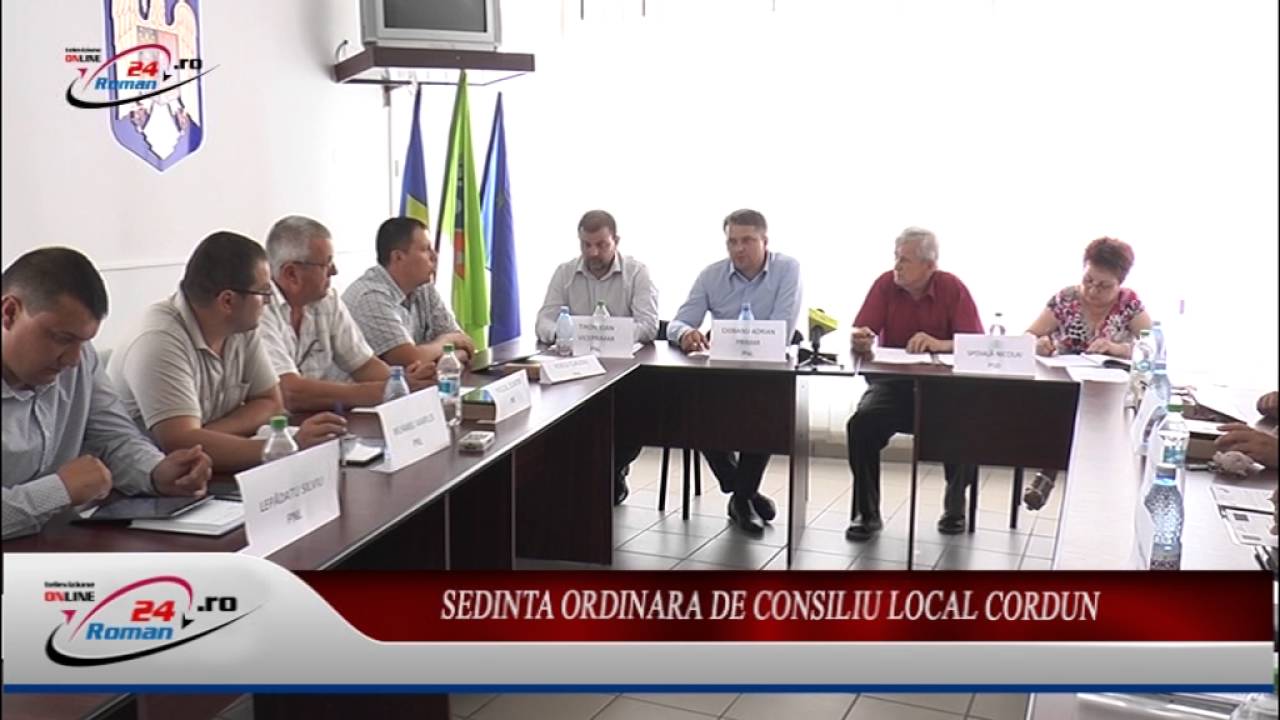 Sedinta Ordinara de Consiliu Local Cordun