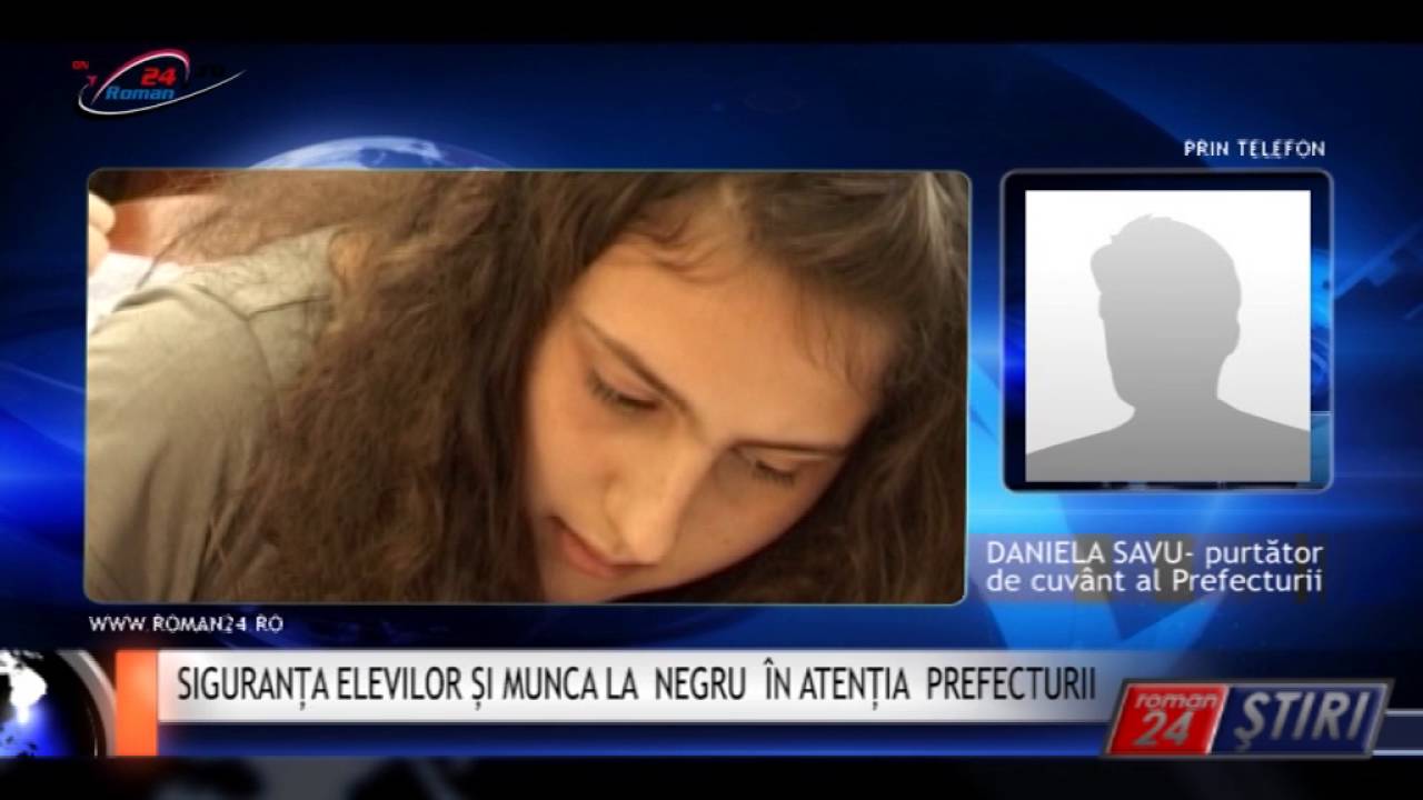 SIGURANȚA ELEVILOR ȘI MUNCA LA NEGRU ÎN ATENȚIA PREFECTURII