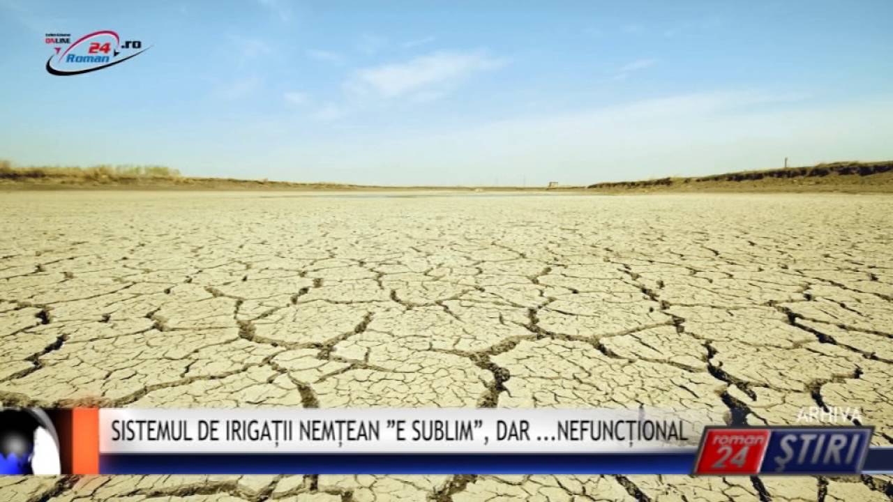 SISTEMUL DE IRIGAȚII NEMȚEAN ”E SUBLIM”, DAR …NEFUNCȚIONAL