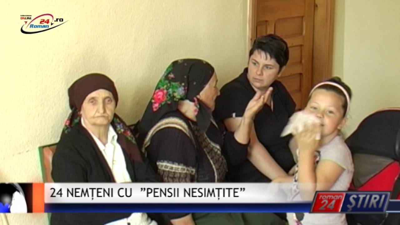 24 NEMȚENI CU ”PENSII NESIMȚITE”