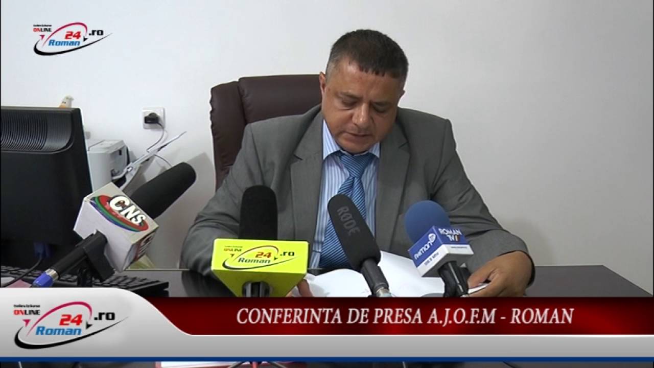 Conferinta de presa AJOFM Roman