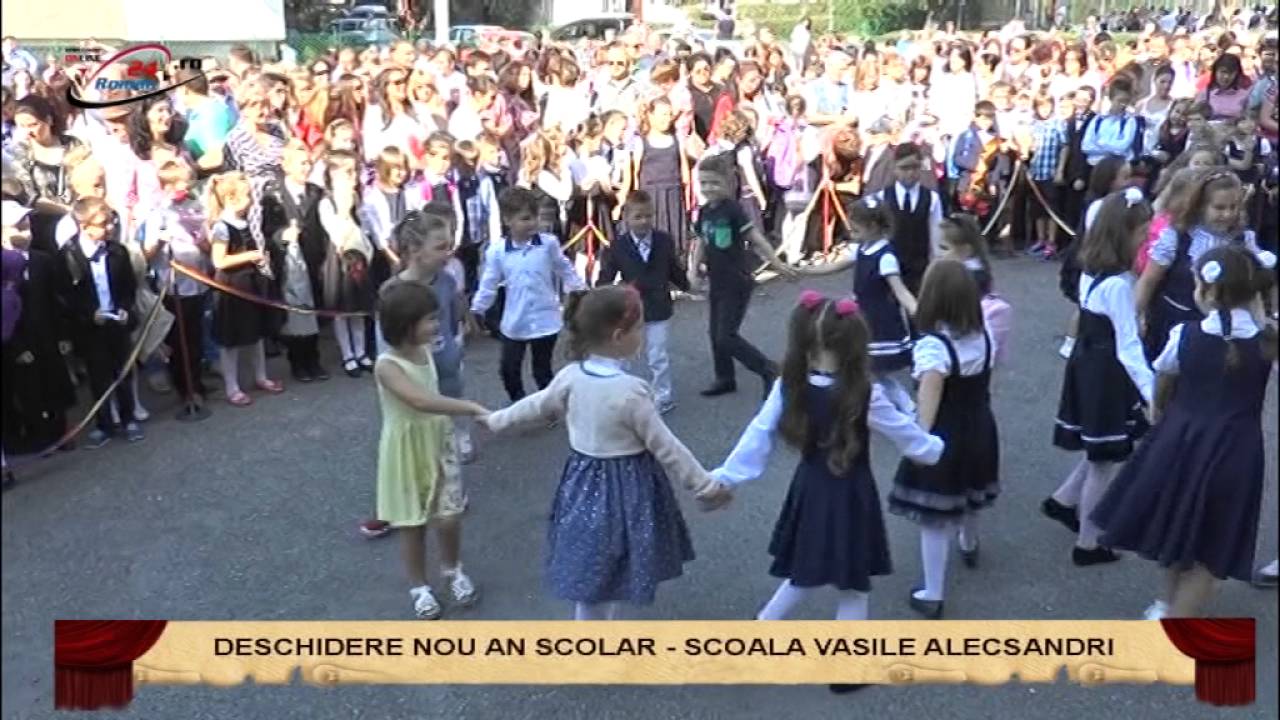 Deschidere nou an scolar Scoala Vasile Alecsandri – 12.09.2016