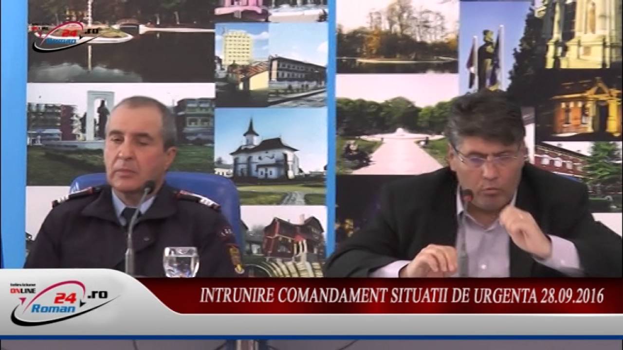 INTRUNIRE COMANDAMENT SITUATII DE URGENTA 28.09.2016