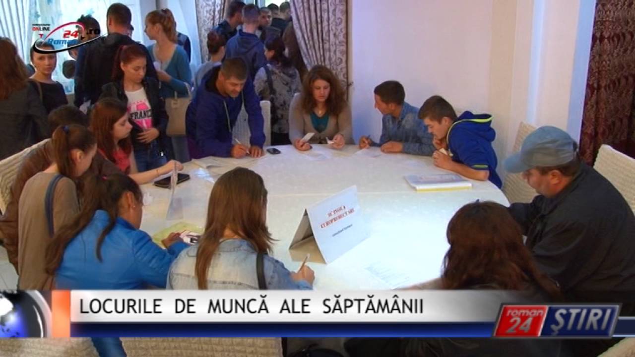 LOCURILE DE MUNCĂ ALE SĂPTĂMÂNII