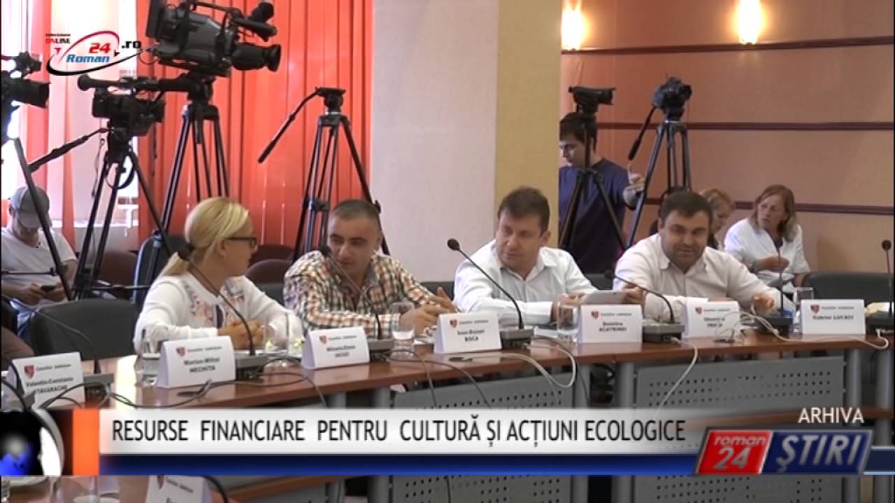 RESURSE FINANCIARE PENTRU CULTURĂ ȘI ACȚIUNI ECOLOGICE