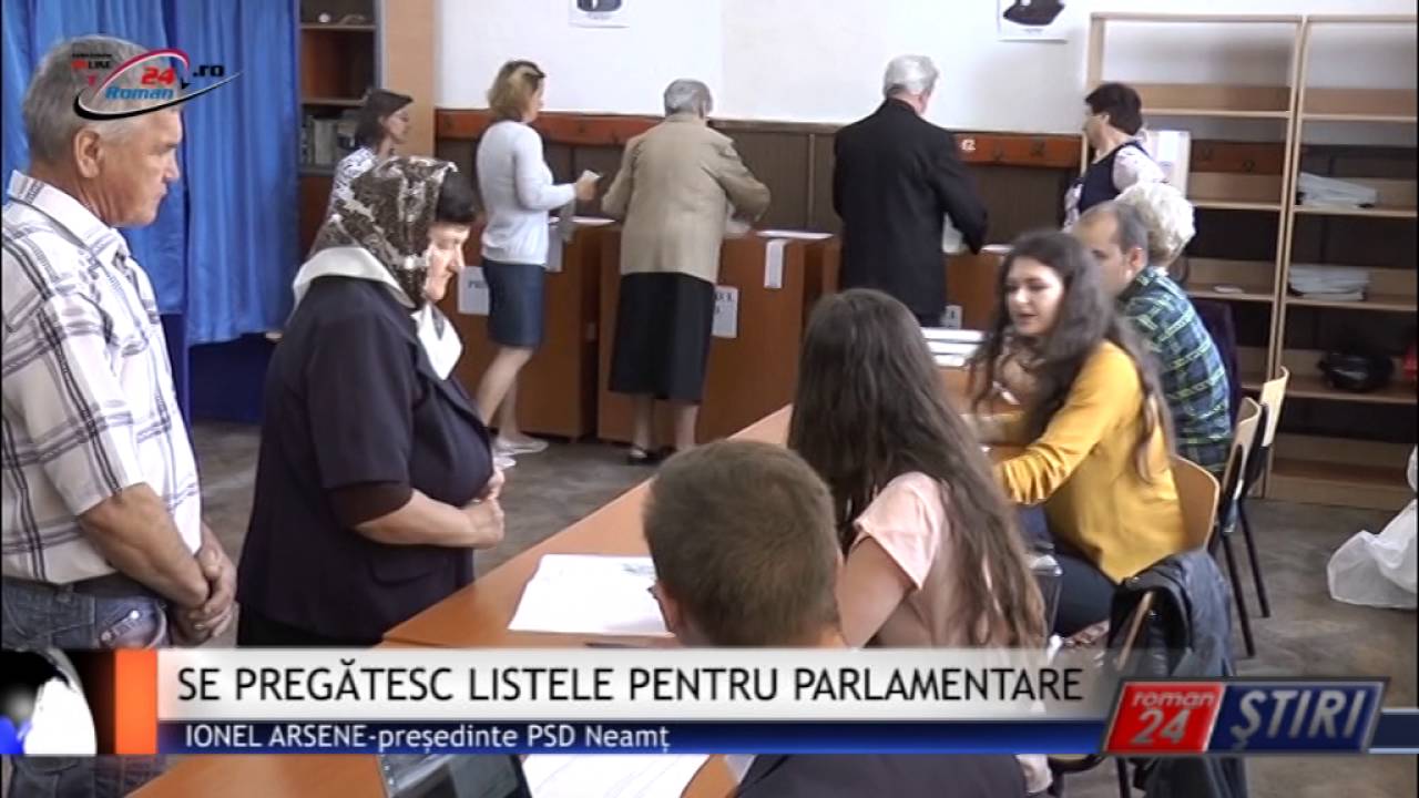 SE PREGĂTESC LISTELE PENTRU PARLAMENTARE