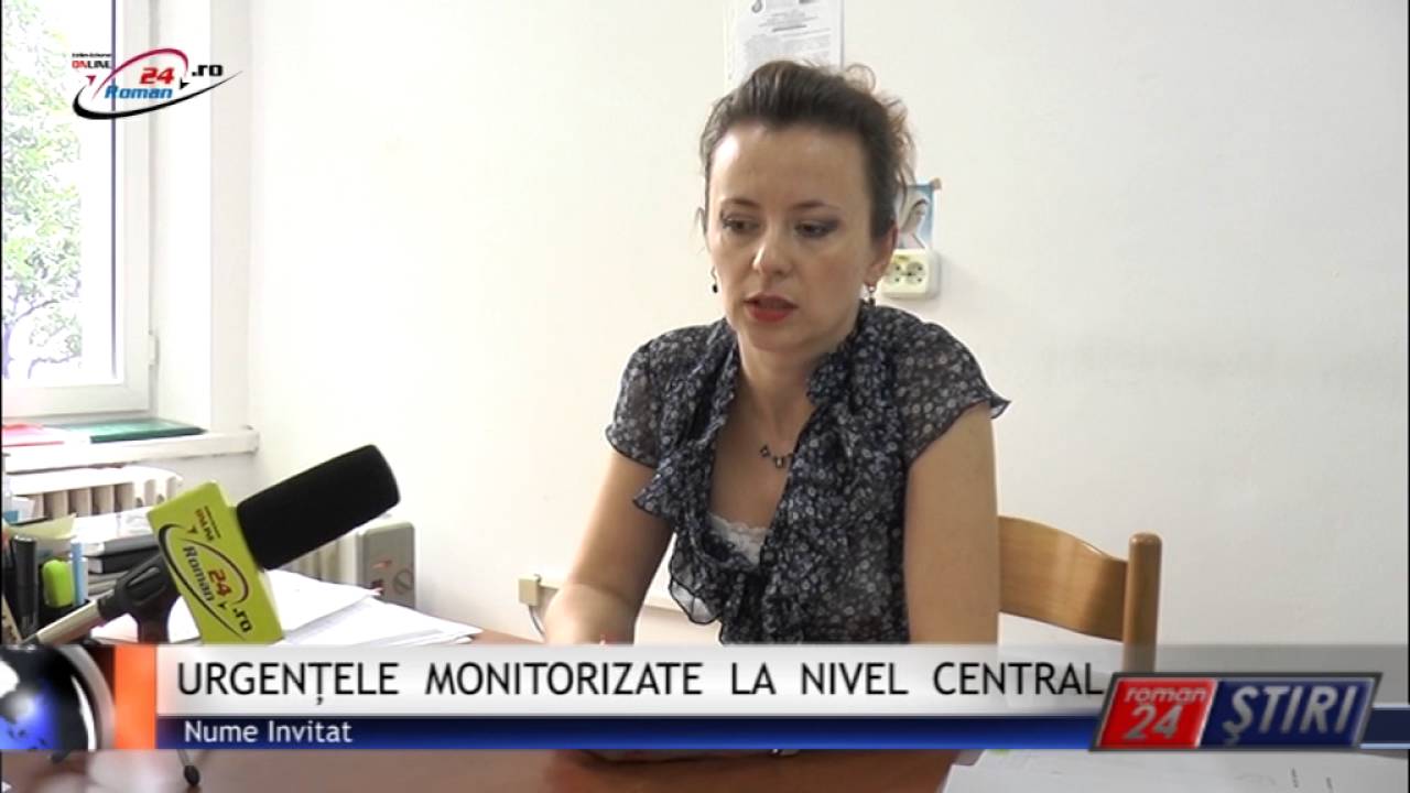 URGENȚELE MONITORIZATE LA NIVEL CENTRAL
