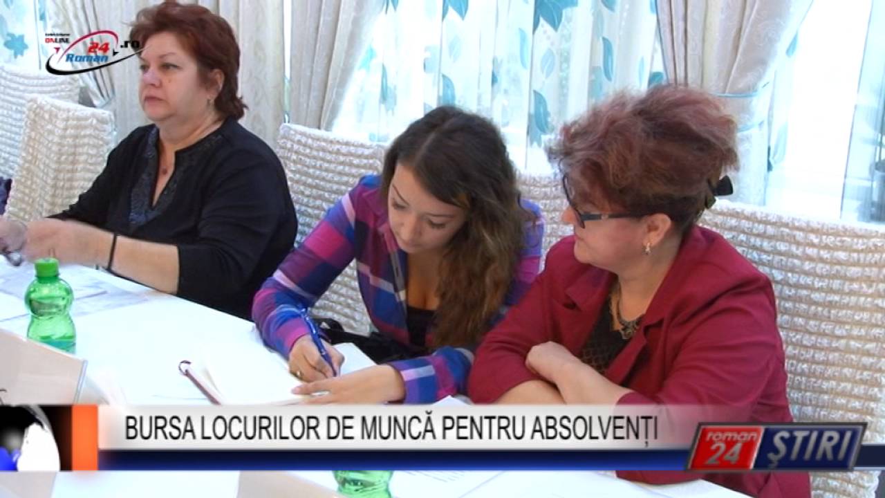 BURSA LOCURILOR DE MUNCĂ PENTRU ABSOLVENȚI