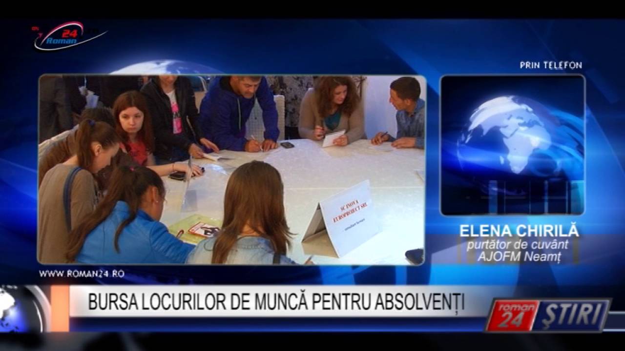 BURSA LOCURILOR DE MUNCĂ PENTRU ABSOLVENȚI