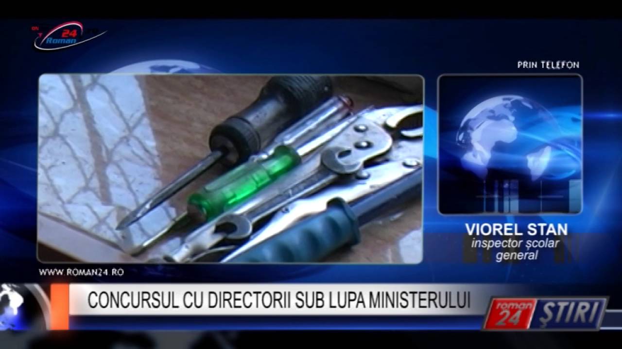 CONCURSUL CU DIRECTORII SUB LUPA MINISTERULUI