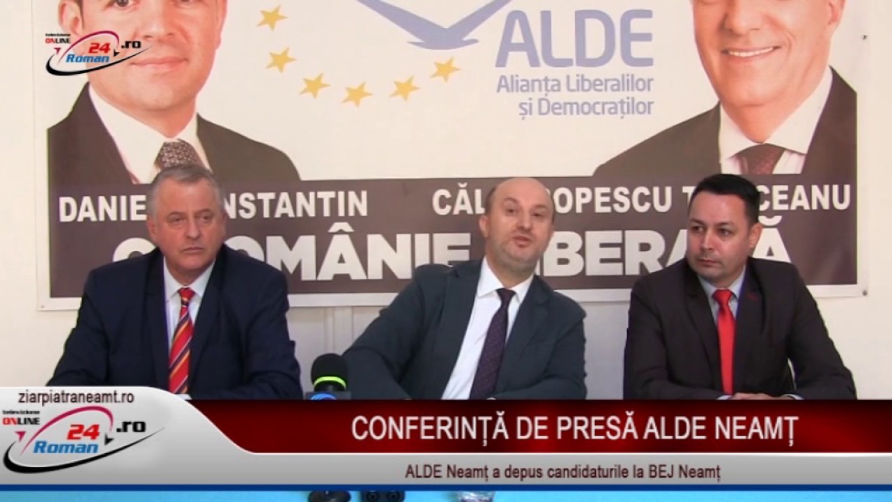 CONFERINTA DE PRESA ALDE NEAMT