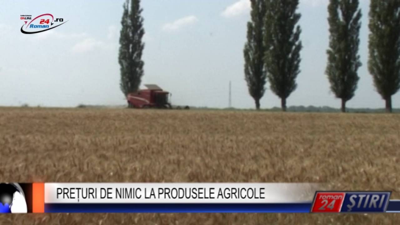 PREȚURI DE NIMIC LA PRODUSELE AGRICOLE