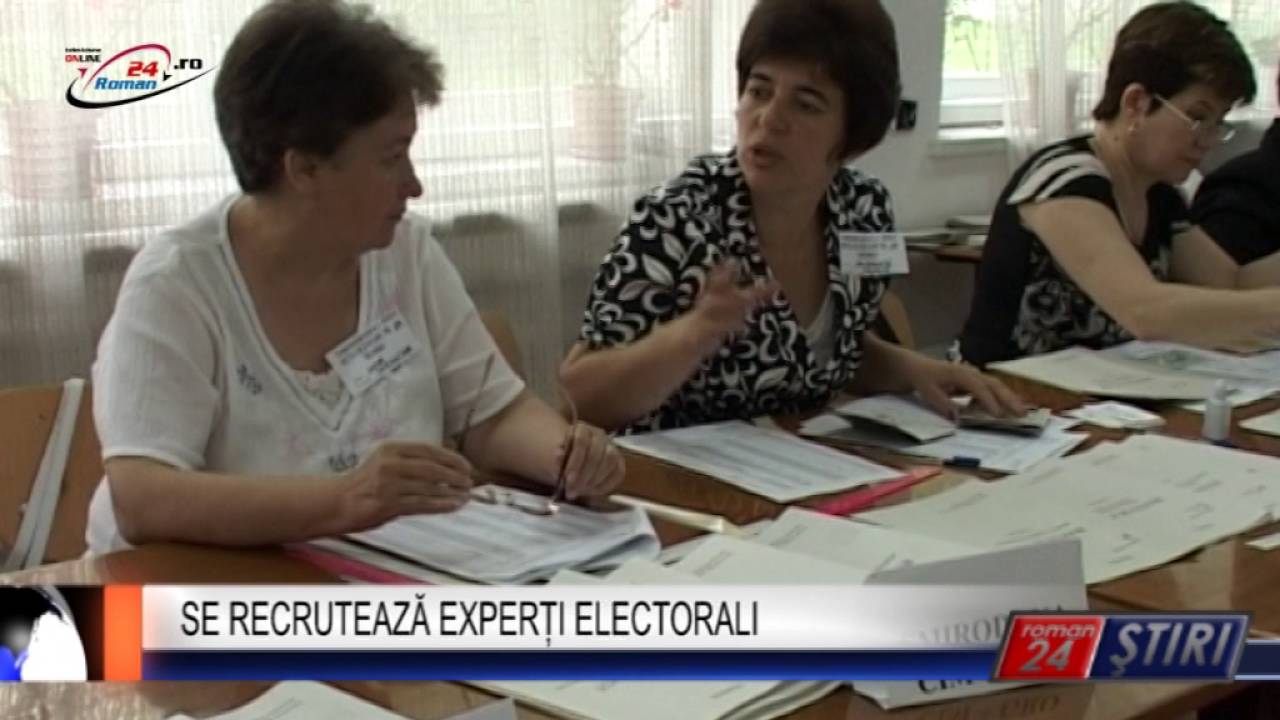 SE RECRUTEAZĂ EXPERȚI ELECTORALI