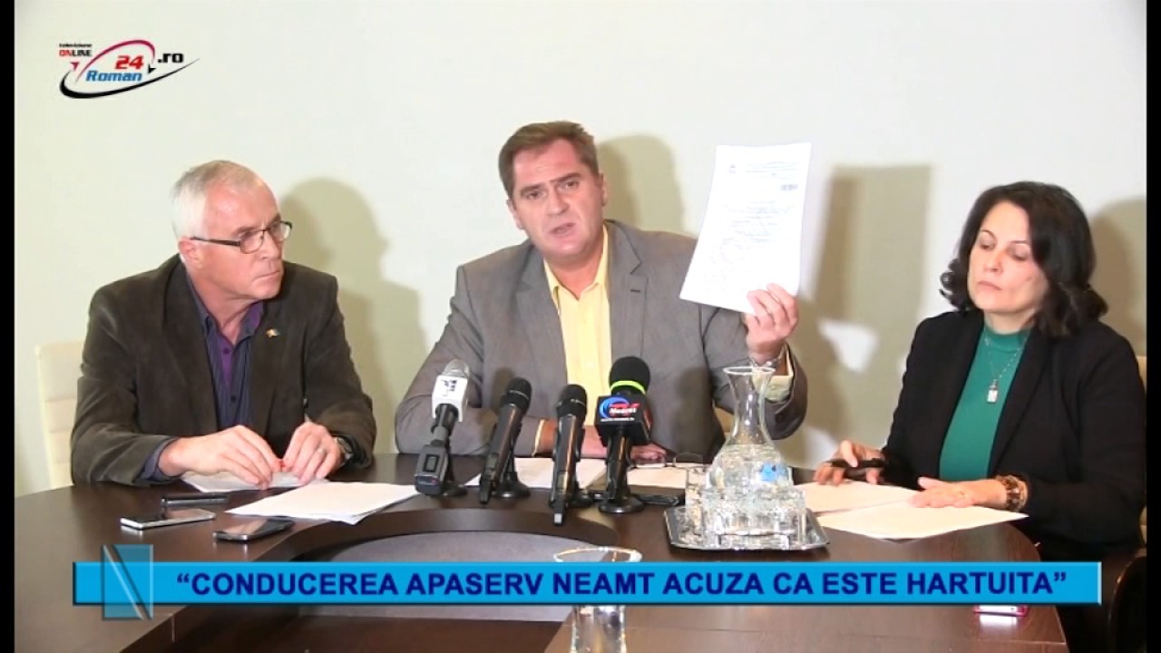 Conferinta de presa Apa Serv – 31.10.2016