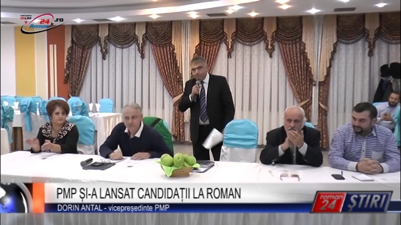 PMP ȘI-A LANSAT CANDIDAȚII LA ROMAN