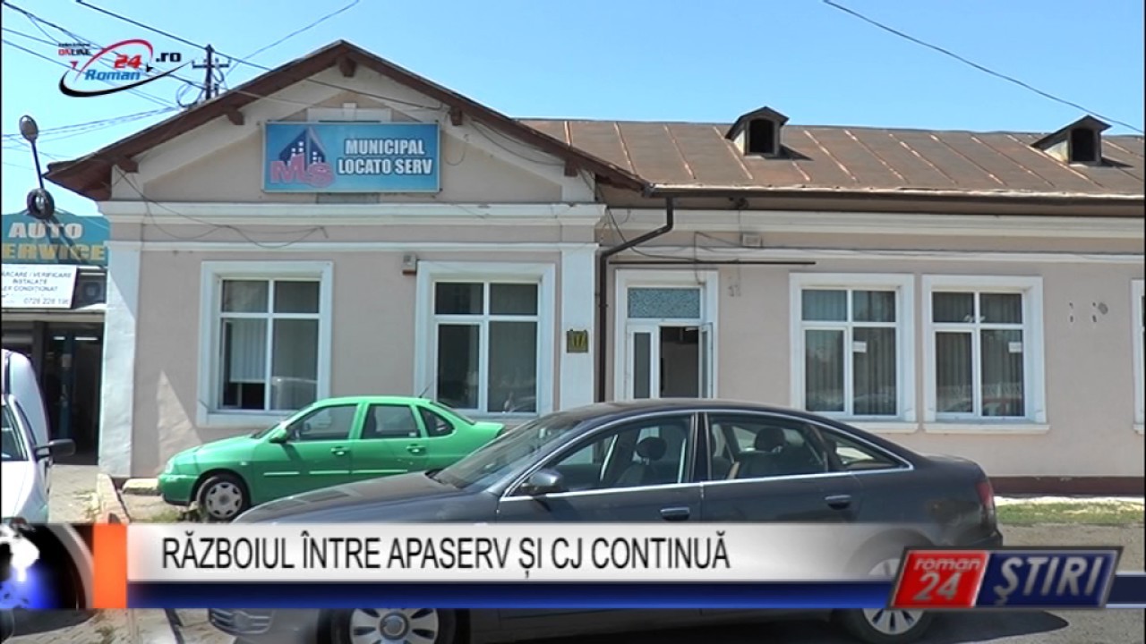 RĂZBOIUL ÎNTRE APASERV ȘI CJ CONTINUĂ