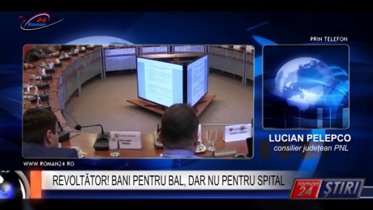 REVOLTĂTOR! BANI PENTRU BAL, DAR NU PENTRU SPITAL