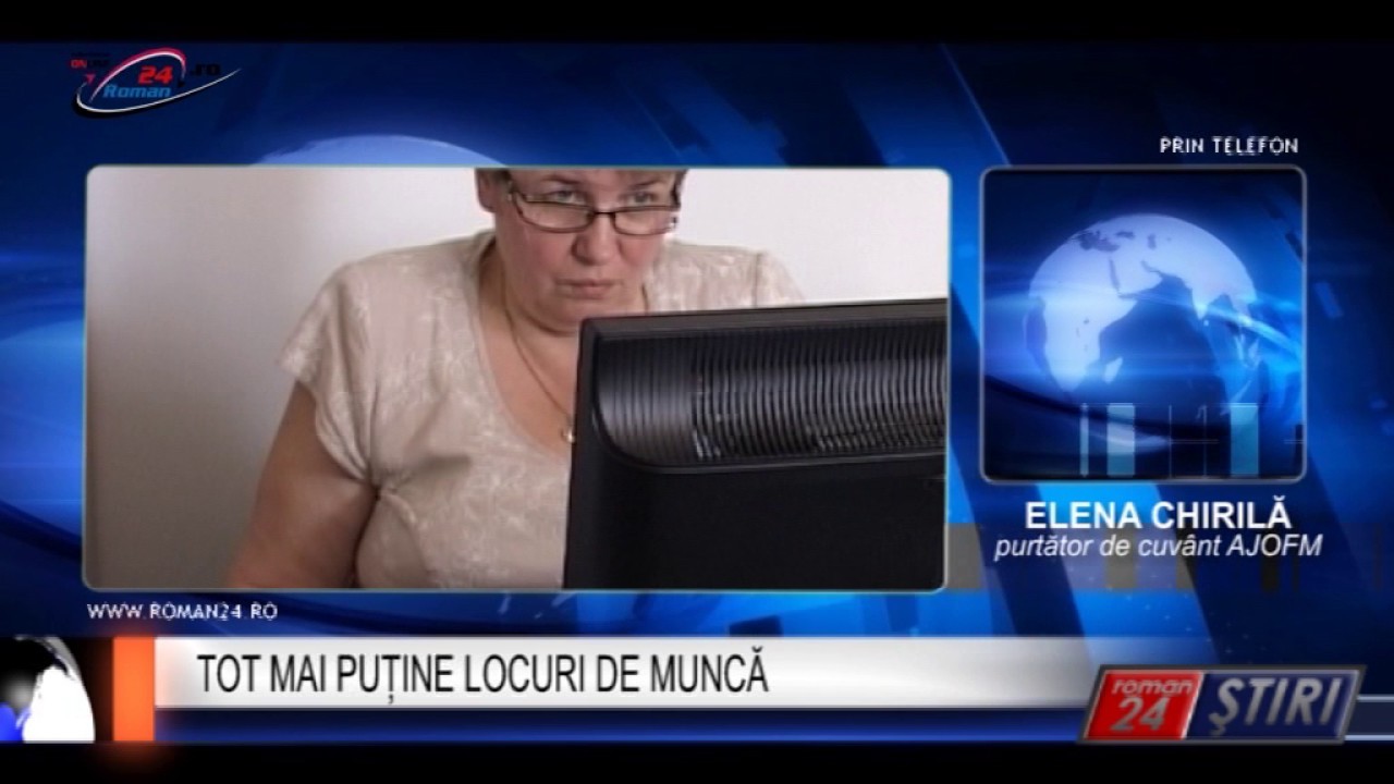 TOT MAI PUȚINE LOCURI DE MUNCĂ