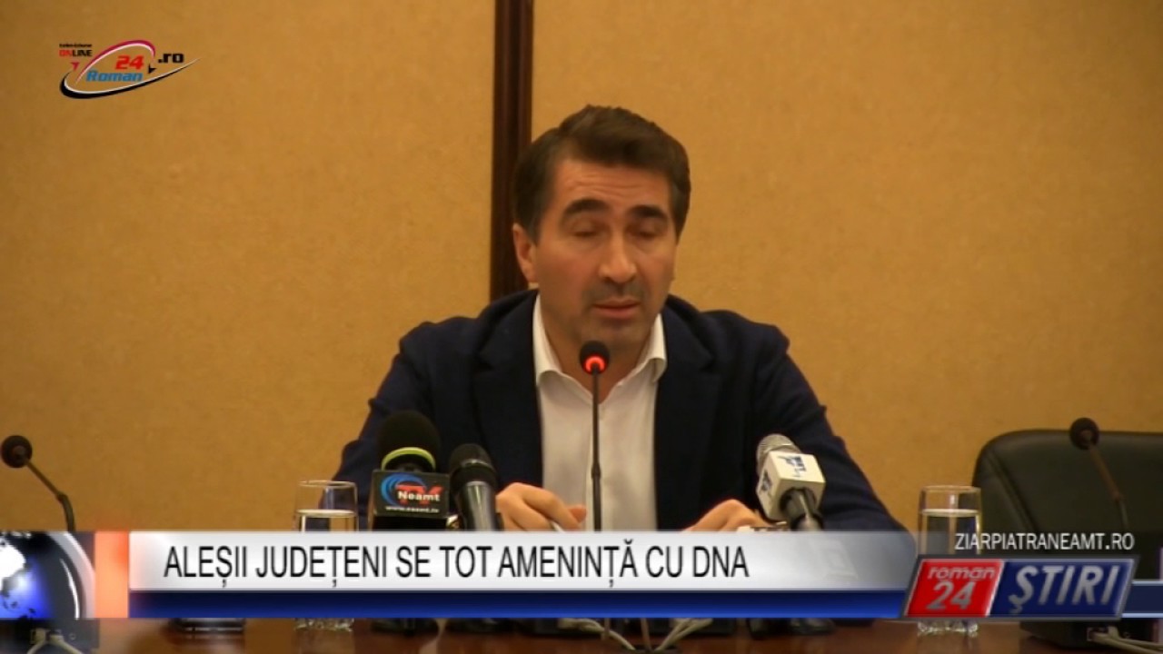 ALEȘII JUDEȚENI SE TOT AMENINȚĂ CU DNA