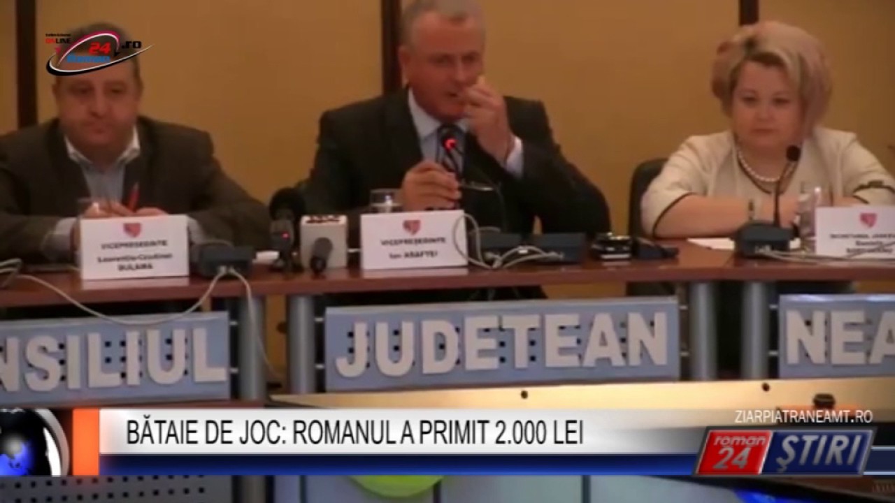 BĂTAIE DE JOC ROMANUL A PRIMIT 2.000 LEI