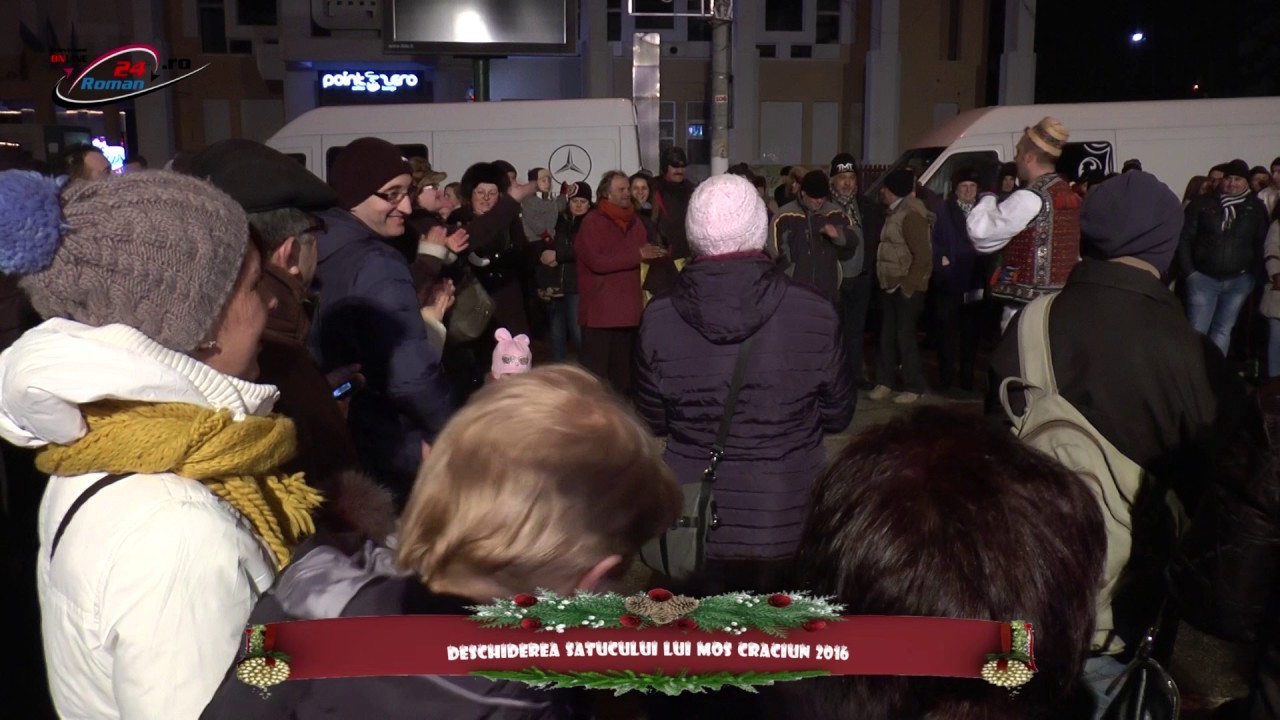 Deschiderea Satucului lui Mos Craciun Roman 2016