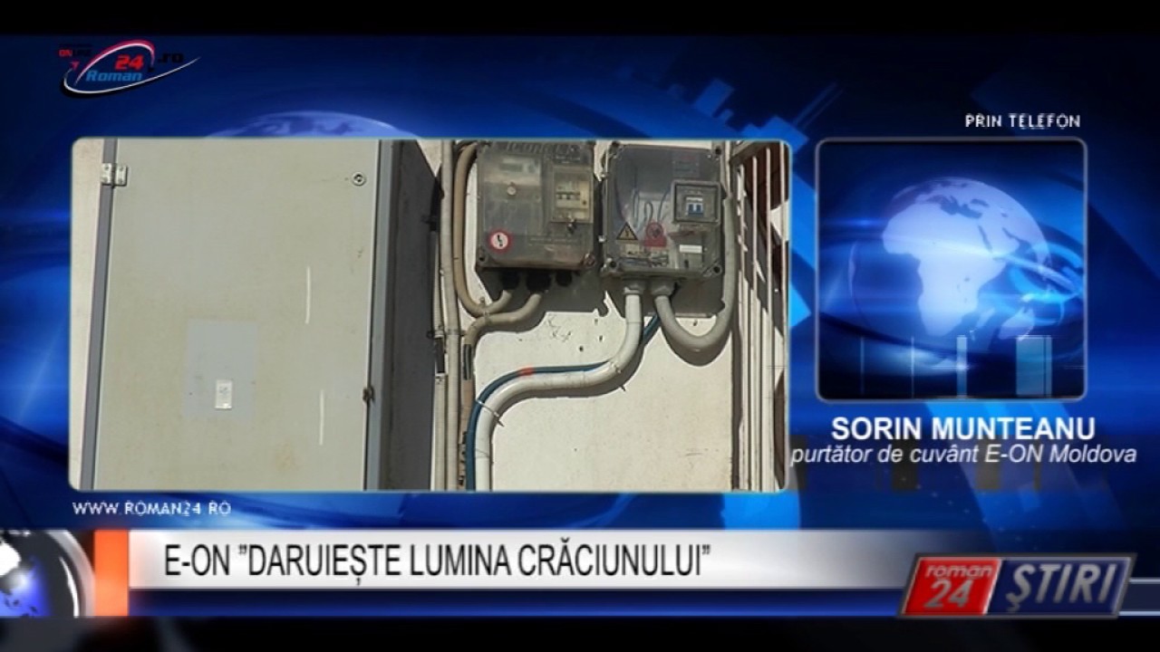 E-ON DARUIEȘTE LUMINA CRĂCIUNULUI