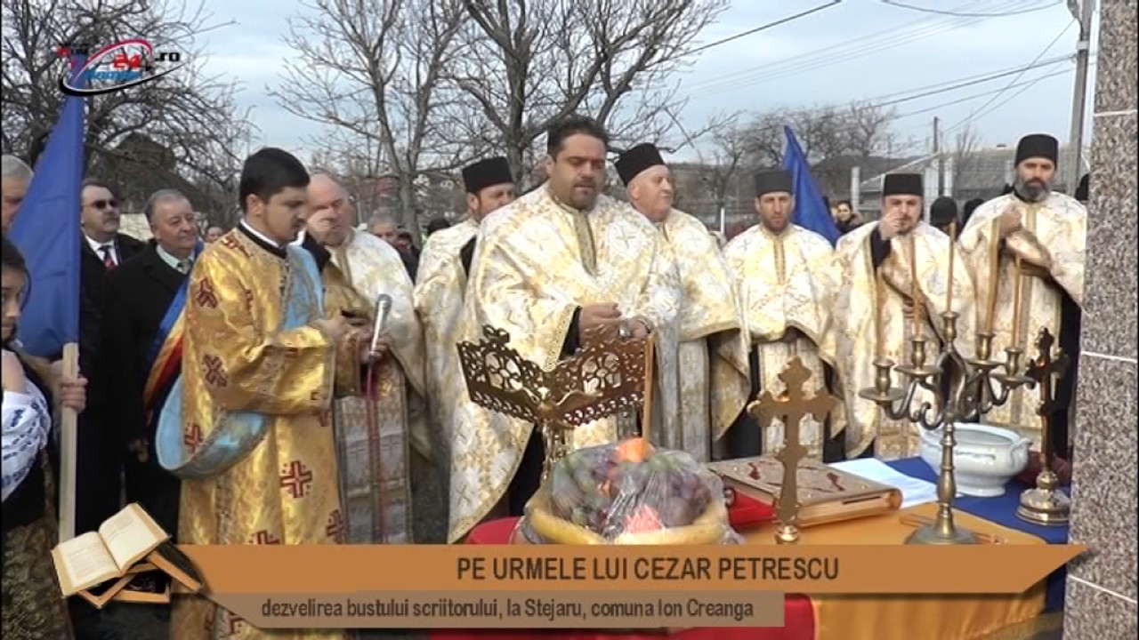 PE URMELE LUI CEZAR PETRESCU LA STEJARU, ION CREANGA